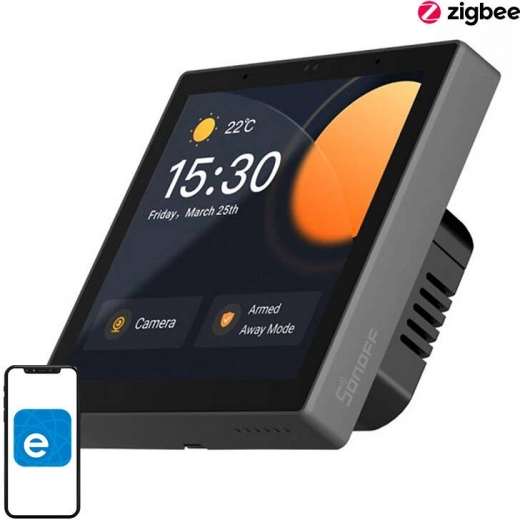 Panneau mural intelligent Sonoff NSPanel Pro pour l’automatisation domestique – Noir