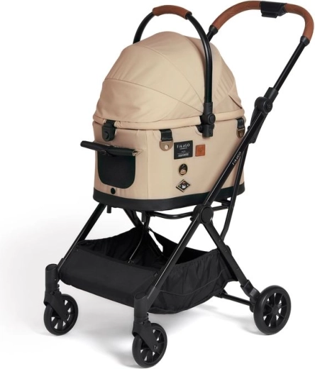FIKAGO passeggino per cani e gatti Flytta Plus Hygge beige