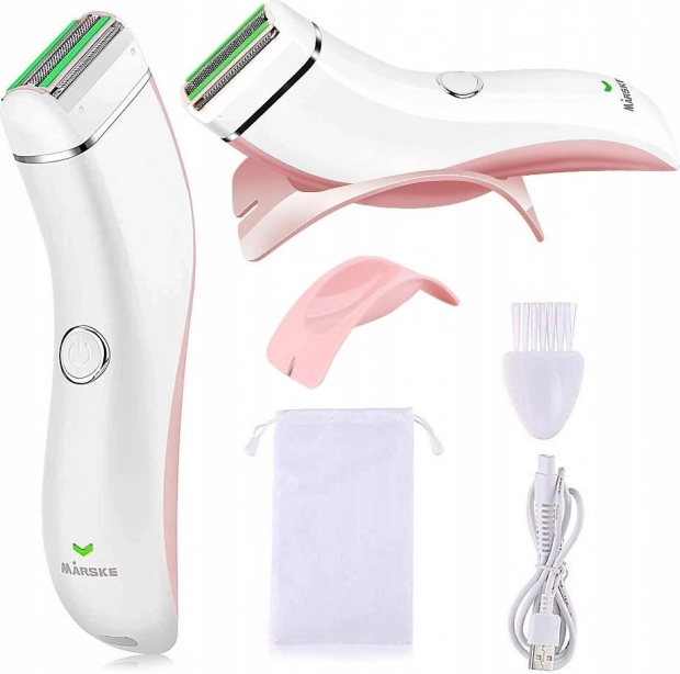 Women’s cordless waterproof body shaver