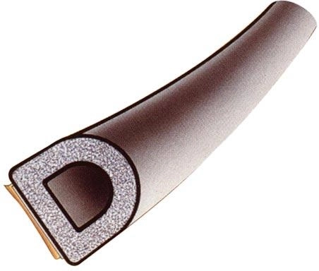 Joint pour fenêtres et portes EPDM D 9×8 mm, blanc, autocollant Trelleborg (100 m)