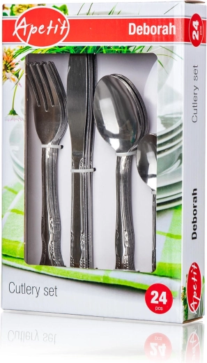 Complete 24-piece set for 6 people