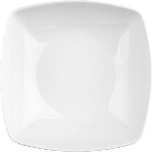 Dyb tallerken MariaPaula Moderna firkantet hvid 18,5 cm