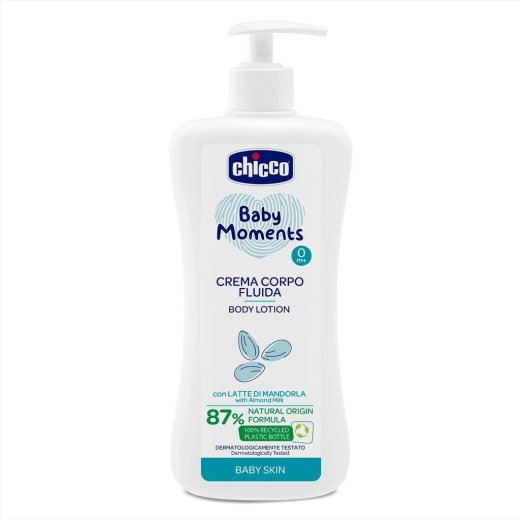 Lait corporel aux amandes CHICCO Baby Moments 500 ml