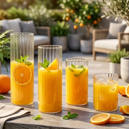 4 tailles pour différentes boissons