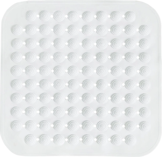 Antislip douchemat van PVC 43,5 × 43,5 cm