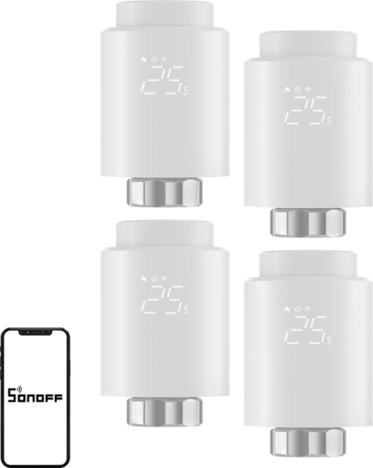 Sonoff ZigBee thermostatic radiator valve TRVZB (4 pcs)