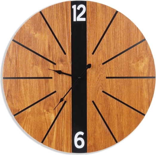 Horloge murale marron 60 cm