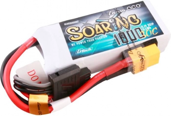 Batteria LiPo Gens Ace G-Tech Soaring 1000 mAh 11,1 V 30C 3S