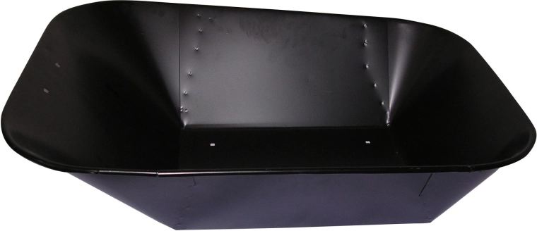 Reservekasse til trillebør 60 l sort prikket