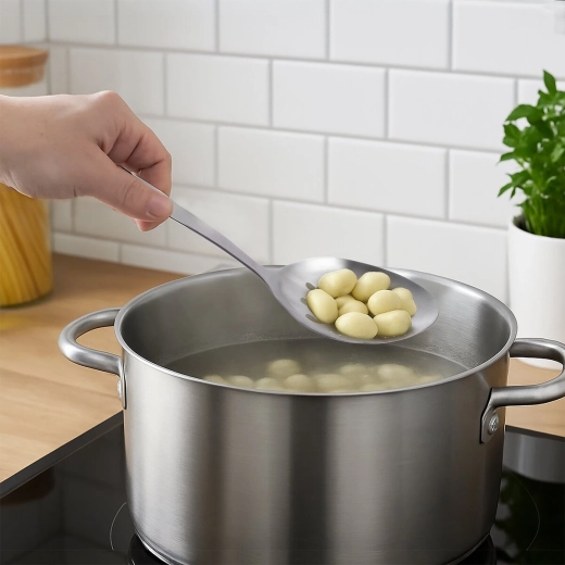 Portée confortable dans les casseroles