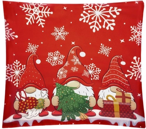 Housse décorative de coussin avec motif casse-noisettes 40×40 cm – 45×45 cm