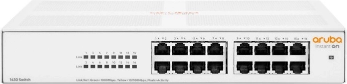 Switch di rete di connessione Aruba Instant On 16G