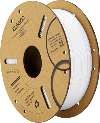 Filamento ELEGOO PLA bianco 1,75 mm