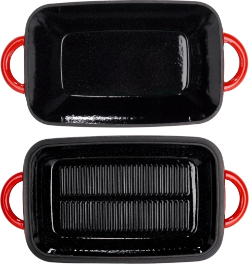 Two vessels in one: roaster + grilling lid