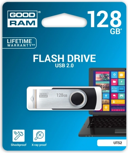 Chiavetta USB Goodram Twister 128GB nero