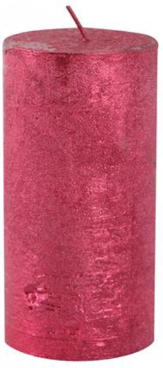 Rustic Candle Provence red 12 cm