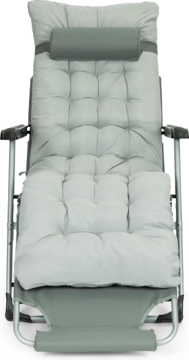 Comfort thanks to the soft cushion and headrest