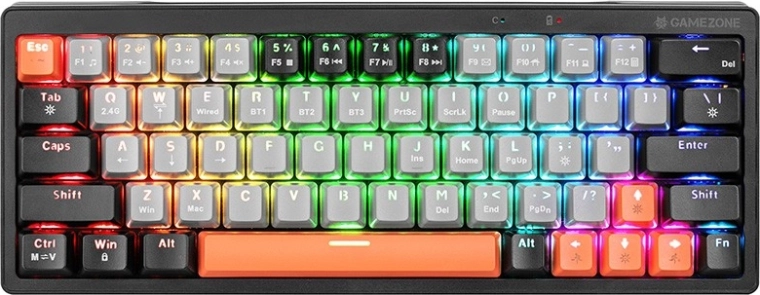 Tastiera meccanica da gaming TRACER Gamezone EVO1 Hot Swap 63, RGB, 60%