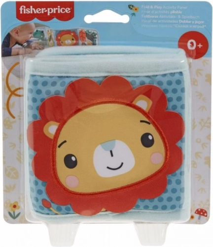 Foldable sensory book/panel FISHER‑PRICE Fold & Play for babies