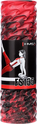 HMS FS135 Massage Foam Roller 45 cm red