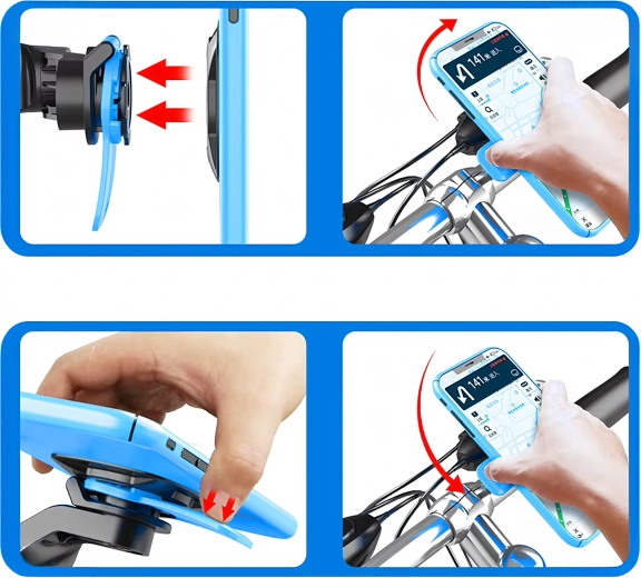 Rotating mount for the ideal angle