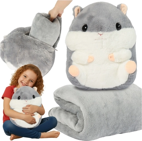 Criceto di peluche con coperta 3 in 1 Kruzzel