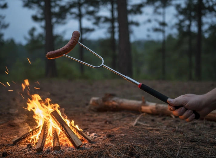 Safe distance from flames