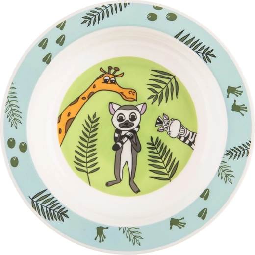 Diep kinderbord Safari 16 cm
