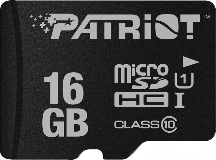 Scheda di memoria Patriot microSDHC 16GB LX Series