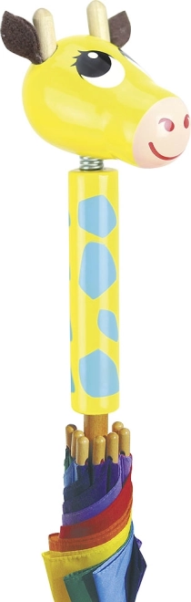 Children's umbrella with giraffe handle VILAC