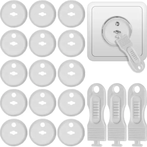 Safety Covers for Sockets White