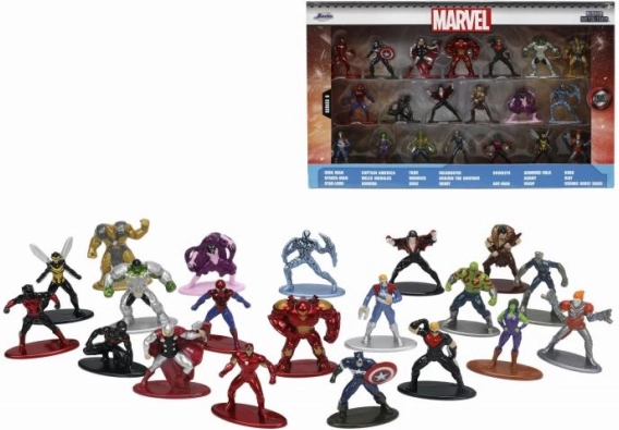 Marvel metal nano figures – collector set of 20 pcs, series 6