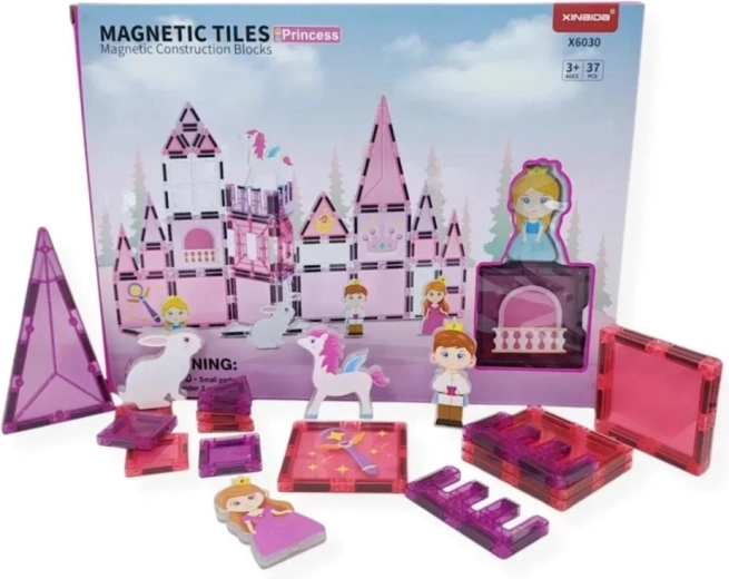 Costruzioni magnetiche Magical Magnet Princess – 37 pezzi