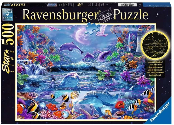 RAVENSBURGER puzzle koje svijetli u mraku – čarobni svijet 500 dijelova