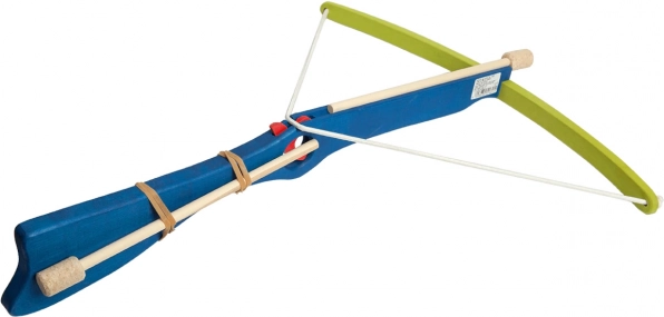 balestra in legno grande blu Fauna