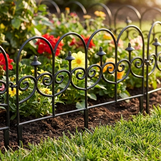 Décor élégant et lignes nettes des massifs