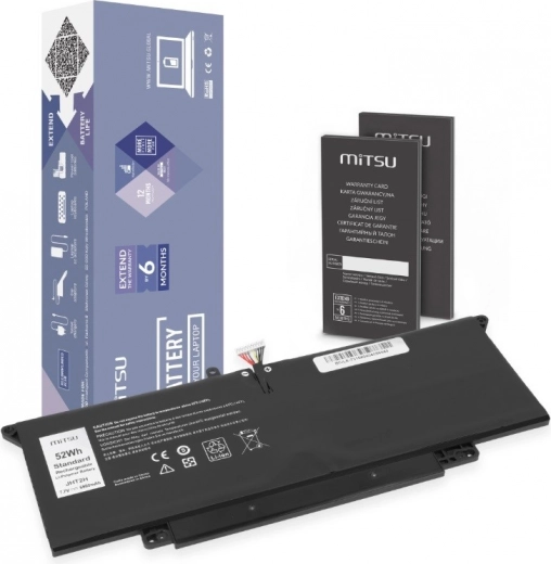 MITSU baterie pro Dell Latitude 7410 2‑in‑1 / 7310 2‑in‑1 (JHT2H), 6800 mAh, 52 Wh