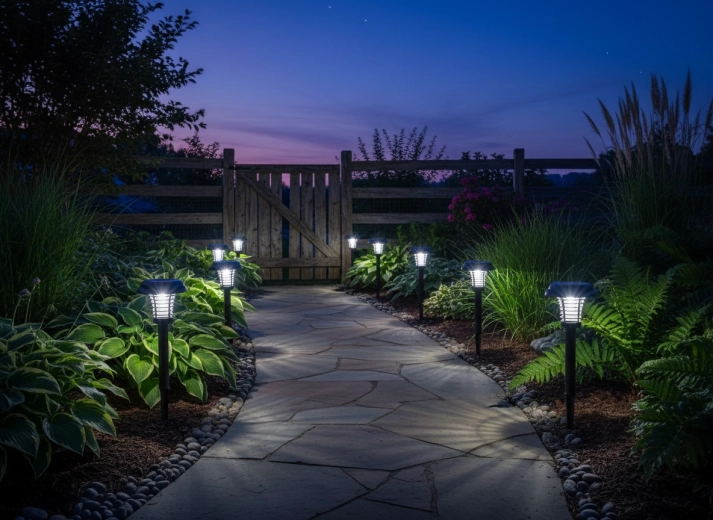 Sans câbles, entièrement solaire