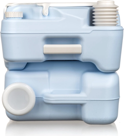 Two-way nozzle and bellows flushing