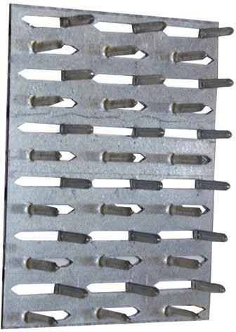 Stangplade 72 × 210 mm, varmforzinket