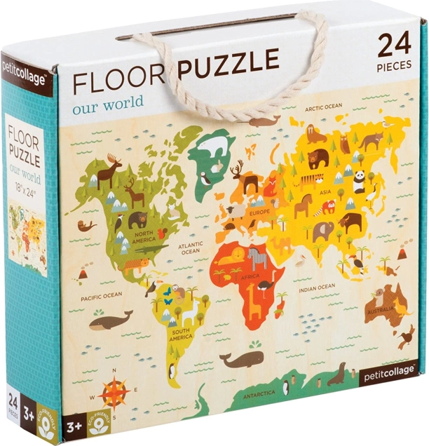 Petit Collage puzzle da pavimento Il nostro mondo