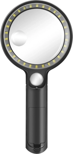 Loupe manuelle avec éclairage LED 5x/13x/20x