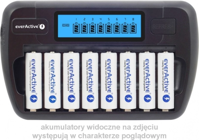 EVERACTIVE NC-800 Battery Charger for 8 AA/AAA