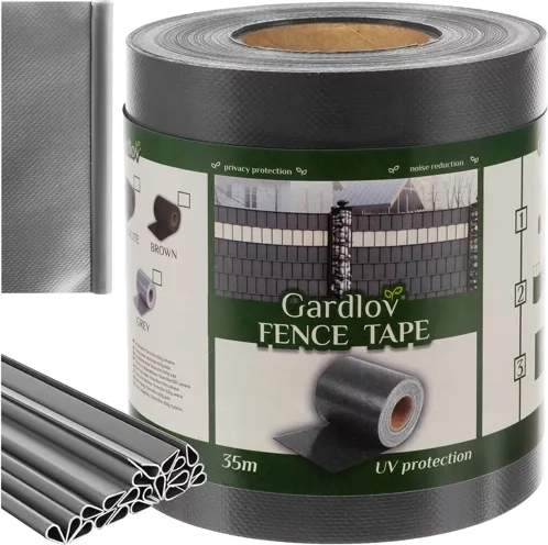 Gray fence tape Gardlov 19cmx35m
