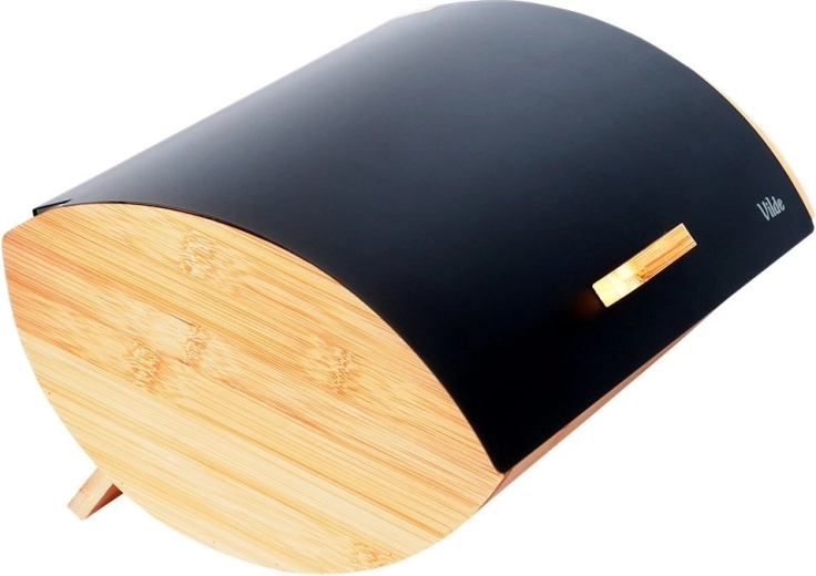 Bambù e metallo nero opaco