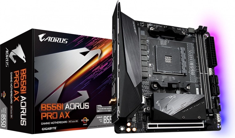 Scheda madre Gigabyte B550I AORUS Pro AX