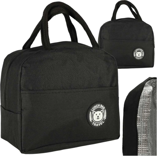 Insulated Lunch Bag – Black