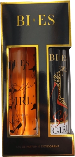 Gift set for women BI-ES Selfie Girl – eau de parfum 100 ml + deodorant 150 ml
