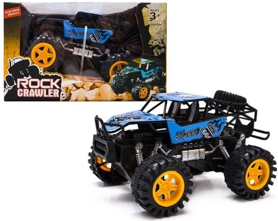 Blauwe terreinwagen