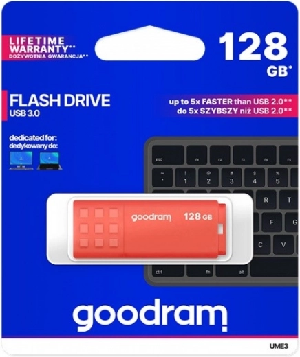 Chiavetta USB Goodram UME3 128GB USB 3.0 arancione